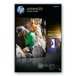 HP Advanced Glossy Photo Paper-100 sht/10 x 15 cm borderless /250??. HP Advanced Glossy Photo Paper-100 sht/10 x 15 cm borderless /250??.