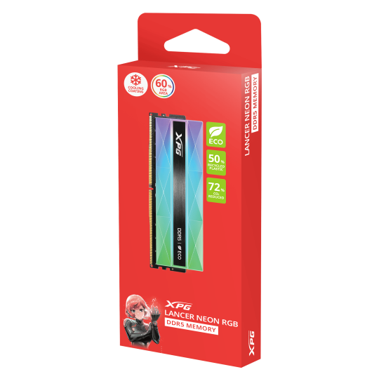 XPG DESKTOP 2X16GB DDR5 6400MHZ KIT HEAT_SINK RGB XPG DESKTOP 2X16GB DDR5 6400MHZ KIT HEAT_SINK RGB