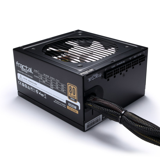 FRACTAL DESIGN PSU 650W EFF 80 PFC ACTIVE MODULAR FAN 120MM