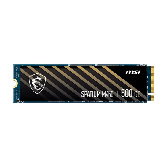 MSI SSD 500GB INT M2_PCI-E_GEN4 2280 NVMe MSI SSD 500GB INT M2_PCI-E_GEN4 2280 NVMe