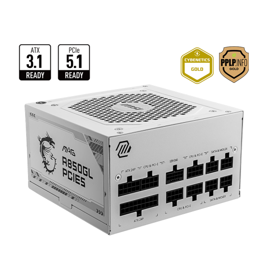 MSI POWER_SUPPLY 850W EFF_90 PFC_ACTIVE MODULAR FAN_120MM MSI POWER_SUPPLY 850W EFF_90 PFC_ACTIVE MODULAR FAN_120MM