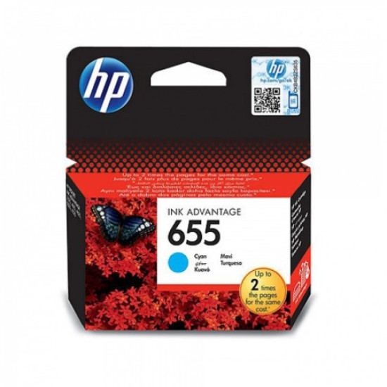 HP 655 Cyan Original Ink Advantage Cartridge / 600 ????? HP 655 Cyan Original Ink Advantage Cartridge / 600 ?????