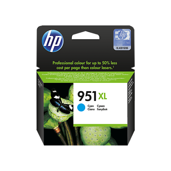 HP 951XL High Yield Cyan Original Ink Cartridge
