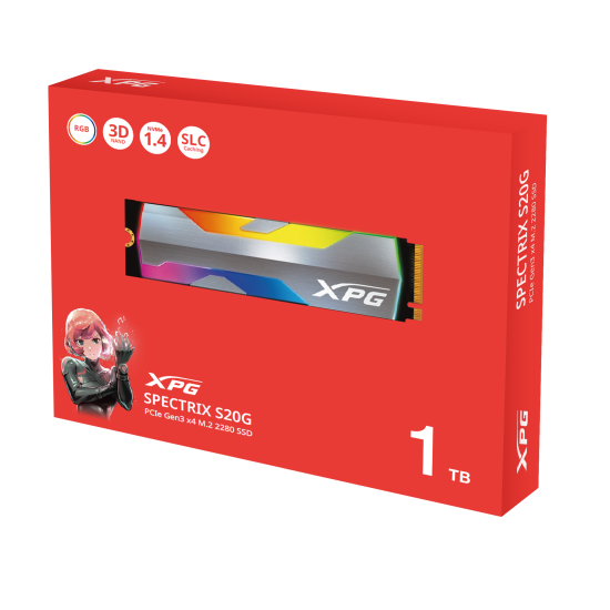 XPG SSD 1TB INT M2_PCI-E_GEN3 2280 NVMe RGB XPG SSD 1TB INT M2_PCI-E_GEN3 2280 NVMe RGB