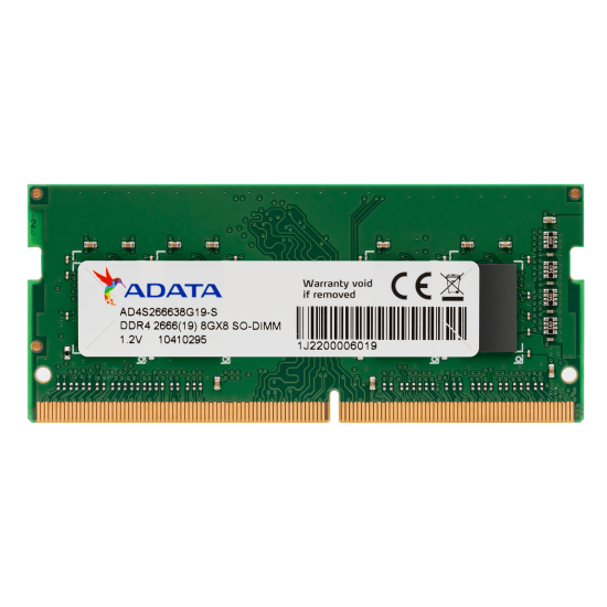 ADATA NOTEBOOK 8GB DDR4 2666MHZ ADATA NOTEBOOK 8GB DDR4 2666MHZ