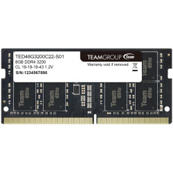 TEAM_GROUP NOTEBOOK 8GB DDR4 3200MHZ TEAM_GROUP NOTEBOOK 8GB DDR4 3200MHZ
