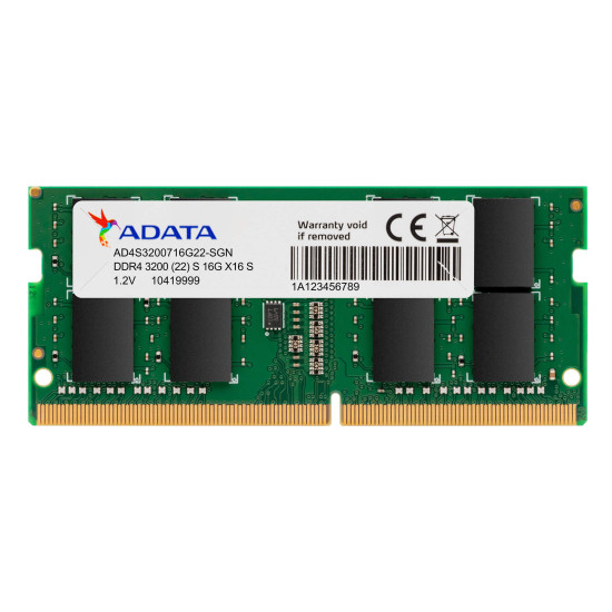 ADATA NOTEBOOK 16GB DDR4 3200MHZ ADATA NOTEBOOK 16GB DDR4 3200MHZ