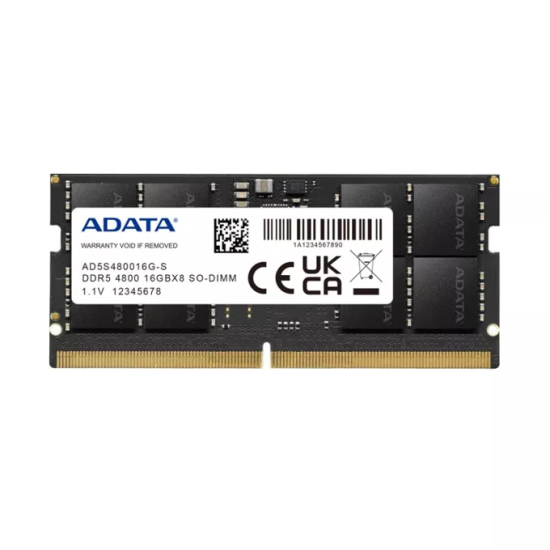 ADATA NOTEBOOK 16GB DDR5 4800MHZ HEAT_SINK ADATA NOTEBOOK 16GB DDR5 4800MHZ HEAT_SINK