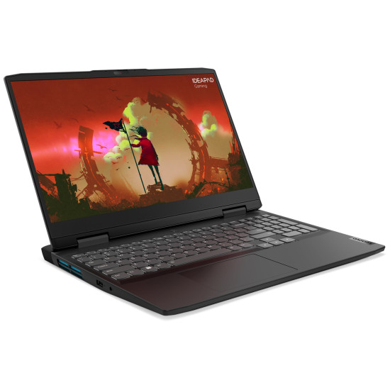 LENOVO R5-6 8G 512GB_SSD RTX3050 15.6 FHD IPS AG BLACK