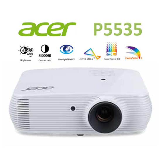 ACER PROJECTOR DLP FHD 16:9 4500LM HDMI D-SUB RCA USB AUDIO LAN