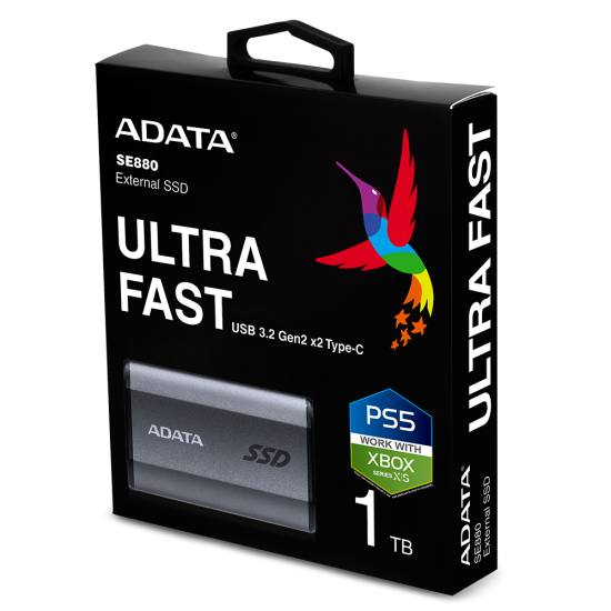 ADATA SSD 1TB EXT USB3.2 GEN 2 GRAY ADATA SSD 1TB EXT USB3.2 GEN 2 GRAY