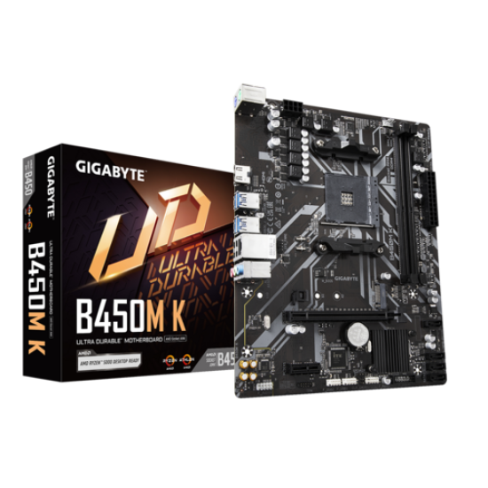 GB B450 2xDDR4 4xSATA3 RAID HDMI 1xM2 GLAN 1xPCIEx16 1xPCIEx1 GB B450 2xDDR4 4xSATA3 RAID HDMI 1xM2 GLAN 1xPCIEx16 1xPCIEx1