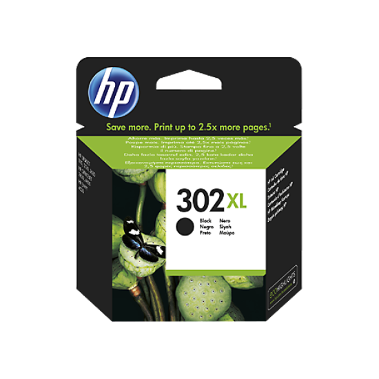 HP 302XL High Yield Black Original 480 ????? - DJ1110 / 2130 / 3630 / Envy 4520 / OJ 3830 / OJ 4650