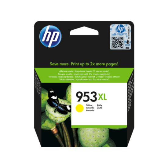 HP 953XL High Yield Yellow Original Ink Cartridge / 1 600 pages / OJ 8xxxx