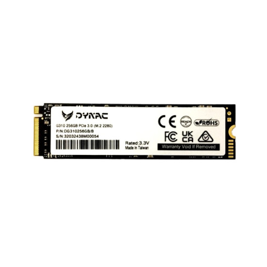 DYNACARD SSD 256GB INT M2_PCI-E_GEN3 2280 NVMe DYNACARD SSD 256GB INT M2_PCI-E_GEN3 2280 NVMe
