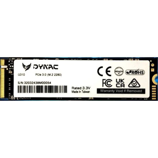 DYNACARD SSD 512GB INT M2_PCI-E_GEN3 2280 NVMe DYNACARD SSD 512GB INT M2_PCI-E_GEN3 2280 NVMe