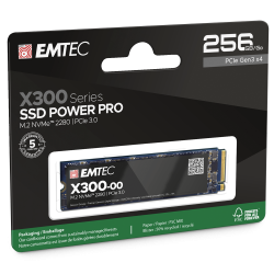 EMTEC SSD 256GB INT M2 PCI-E GEN3 2280 NVMe EMTEC SSD 256GB INT M2 PCI-E GEN3 2280 NVMe