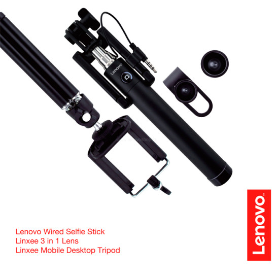 LENOVO ACCESSORIES SELFIE PACK BLACK