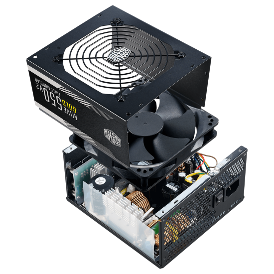 COOLER MASTER POWER SUPPLY 550W EFF 90 PFC ACTIVE MODULAR FAN 120MM