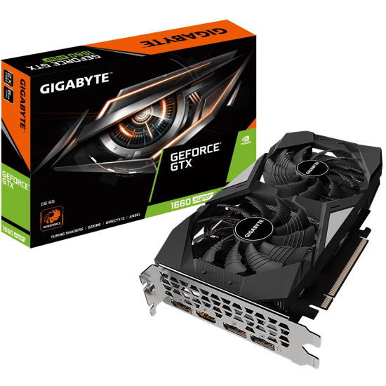 GIGABYTE NVIDIA GTX1660 SUPER HDMI DP 192B 6GB ACTIVE GIGABYTE NVIDIA GTX1660 SUPER HDMI DP 192B 6GB ACTIVE