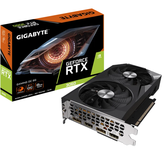 GIGABYTE NVIDIA RTX3060 HDMI DP 128B 12GB ACTIVE GIGABYTE NVIDIA RTX3060 HDMI DP 128B 12GB ACTIVE