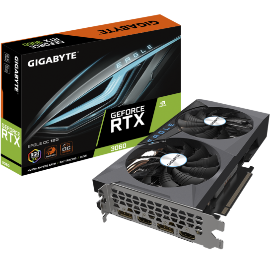 GIGABYTE NVIDIA RTX3060 HDMI DP 192B 12GB ACTIVE