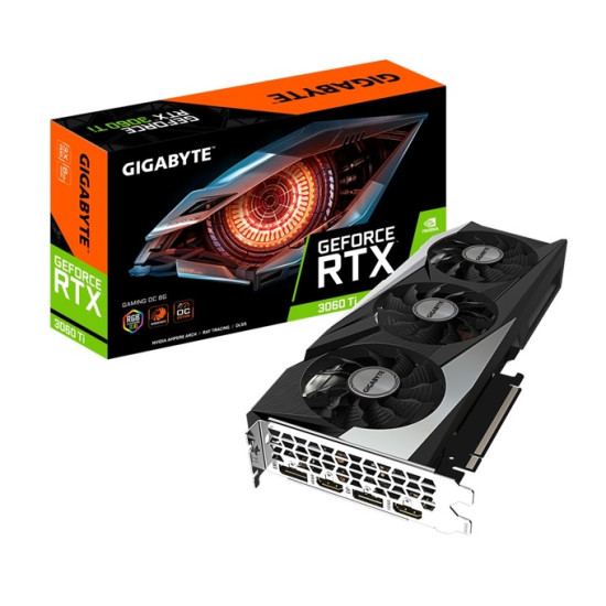 GIGABYTE NVIDIA RTX3060TI HDMI DP 256B 8GB ACTIVE GIGABYTE NVIDIA RTX3060TI HDMI DP 256B 8GB ACTIVE