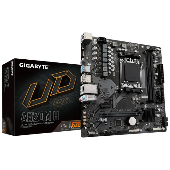 GB B620 2xDDR5 4xSATA3 RAID HDMI DP 1xM2 GLAN 1xPCIEx16 1xPCIEx1 GB B620 2xDDR5 4xSATA3 RAID HDMI DP 1xM2 GLAN 1xPCIEx16 1xPCIEx1
