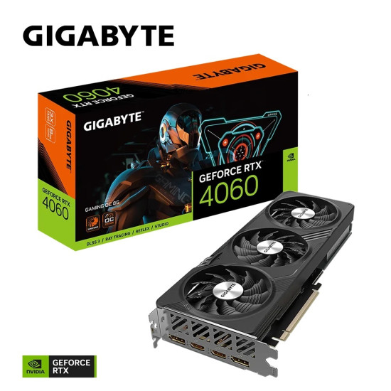 GIGABYTE NVIDIA RTX4060 HDMI DP 128B 8GB ACTIVE