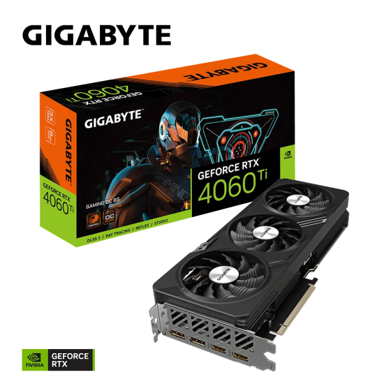 GIGABYTE NVIDIA RTX4060TI HDMI DP 128B 8GB ACTIVE GIGABYTE NVIDIA RTX4060TI HDMI DP 128B 8GB ACTIVE