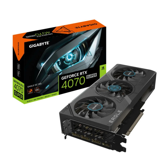 GIGABYTE NVIDIA RTX4070 SUPER HDMI DP 192B 12GB ACTIVE GIGABYTE NVIDIA RTX4070 SUPER HDMI DP 192B 12GB ACTIVE