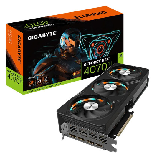 GIGABYTE NVIDIA RTX4070TI HDMI DP 192B 12GB ACTIVE GIGABYTE NVIDIA RTX4070TI HDMI DP 192B 12GB ACTIVE