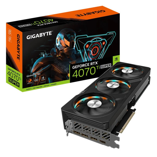 GIGABYTE NVIDIA RTX4070TI_SUPER HDMI DP 256B 16GB ACTIVE GIGABYTE NVIDIA RTX4070TI_SUPER HDMI DP 256B 16GB ACTIVE
