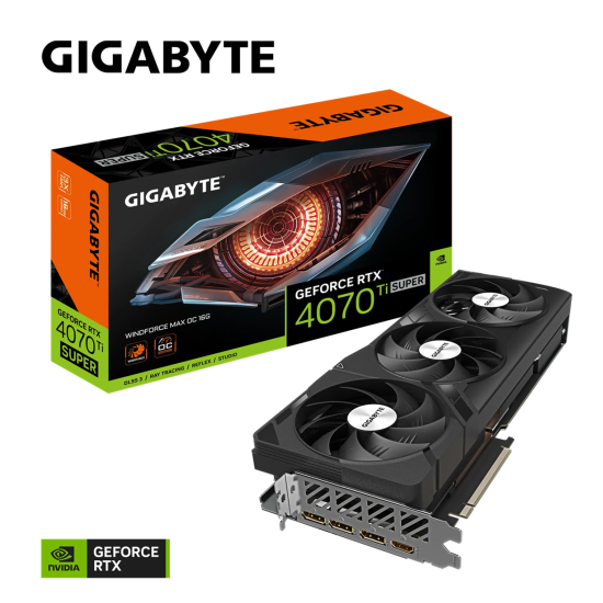 GIGABYTE NVIDIA RTX4070TI_SUPER HDMI DP 256B 16GB ACTIVE GIGABYTE NVIDIA RTX4070TI_SUPER HDMI DP 256B 16GB ACTIVE