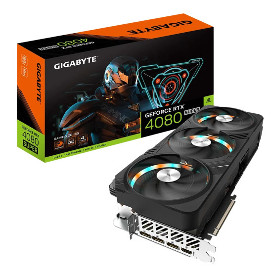 GIGABYTE NVIDIA RTX4080 SUPER HDMI DP 256B 16GB ACTIVE GIGABYTE NVIDIA RTX4080 SUPER HDMI DP 256B 16GB ACTIVE