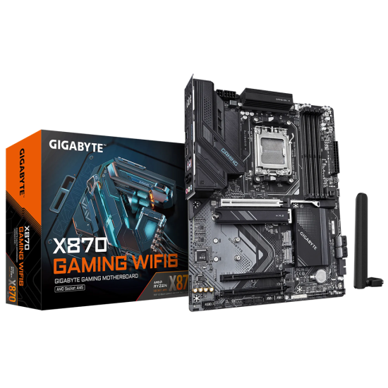 GB X870 4xDDR5 4xSATA3 RAID HDMI 3xM2 GLAN 3xPCIEx16 WiFI GB X870 4xDDR5 4xSATA3 RAID HDMI 3xM2 GLAN 3xPCIEx16 WiFI