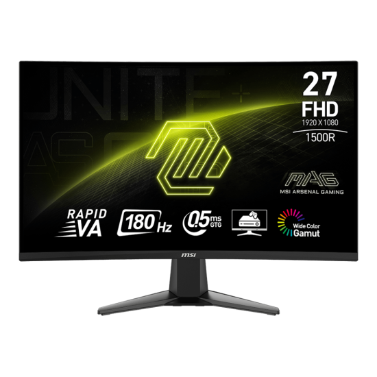 MSI 27 FHD 180Hz VA 0.5ms 16:9 HDMI DP CURVED MSI 27 FHD 180Hz VA 0.5ms 16:9 HDMI DP CURVED