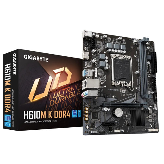 GB H610 2xDDR4 2xSATA3 HDMI 1xM2 GLAN 1xPCIEx16 1xPCIEx1 GB H610 2xDDR4 2xSATA3 HDMI 1xM2 GLAN 1xPCIEx16 1xPCIEx1