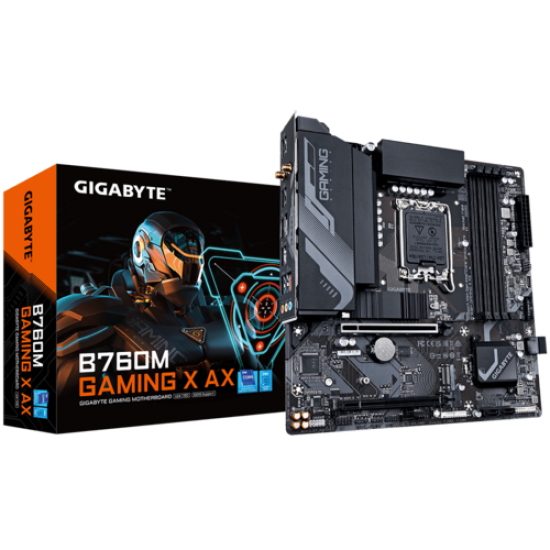 GB B760 4xDDR5 4xSATA3 RAID HDMI DP 3xM2 GLAN 3xPCIEx16 WiFi GB B760 4xDDR5 4xSATA3 RAID HDMI DP 3xM2 GLAN 3xPCIEx16 WiFi