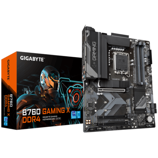 GB B760 4xDDR4 4xSATA3 RAID HDMI DP 3xM2 GLAN 3xPCIEx16 GB B760 4xDDR4 4xSATA3 RAID HDMI DP 3xM2 GLAN 3xPCIEx16