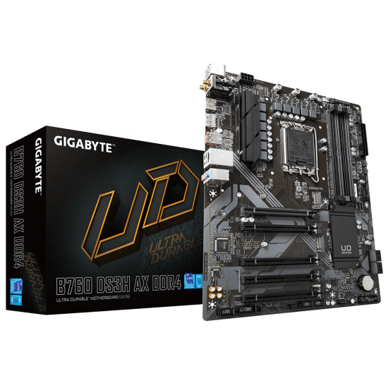 GB B760 4xDDR4 4xSATA3 RAID HDMI DP 2xM2 GLAN 5xPCIEx16 WiFi GB B760 4xDDR4 4xSATA3 RAID HDMI DP 2xM2 GLAN 5xPCIEx16 WiFi