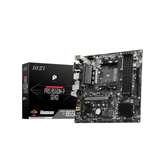MSI B550 4xDDR4  4xSATA3  RAID HDMI DVI VGA 1xM2 GLAN        1xPCIEx16 2xPCIEx1