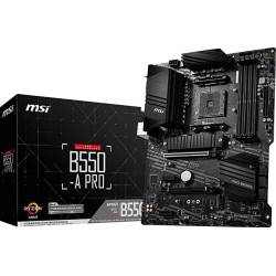 MSI B550 4xDDR4  6xSATA3  RAID HDMI DP           2xM2 GLAN        2xPCIEx16 2xPCIEx1