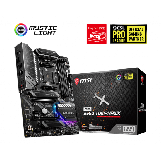 MSI B550 4xDDR4  6xSATA3  RAID HDMI DP           2xM2 GLAN        2xPCIEx16 2xPCIEx1