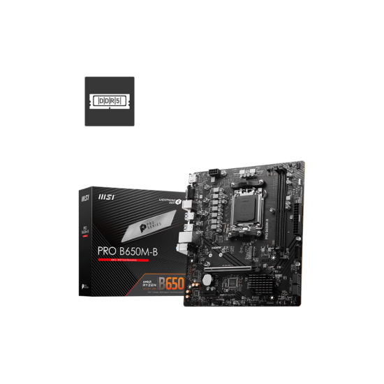 MSI B650 2xDDR5  4xSATA3  RAID HDMI     VGA     1xM2 GLAN        1xPCIEx16 1xPCIEx1