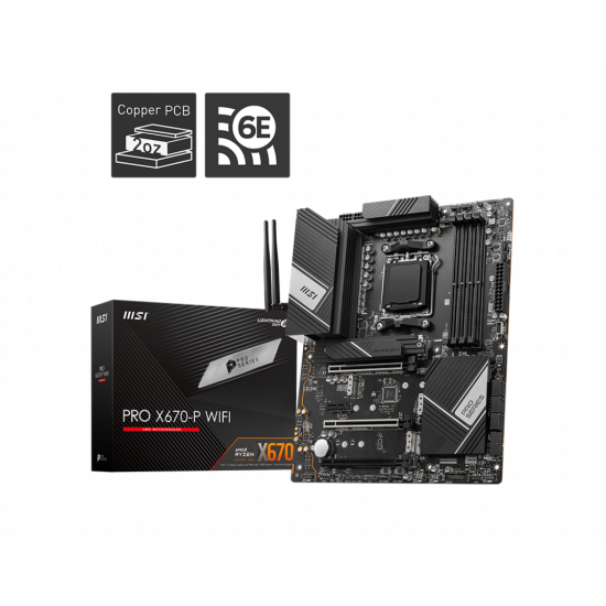MSI X670 4xDDR5 6xSATA3 RAID HDMI DP 4xM2 GLAN 3xPCIEx16 1xPCIEx1 WiFI MSI X670 4xDDR5 6xSATA3 RAID HDMI DP 4xM2 GLAN 3xPCIEx16 1xPCIEx1 WiFI