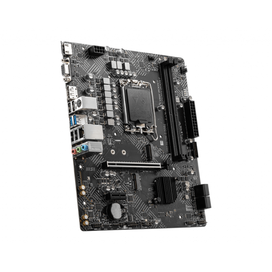 MSI H610 2xDDR4  4xSATA3            HDMI DP  VGA 1xM2 GLAN        1xPCIEx16 1xPCIEx1