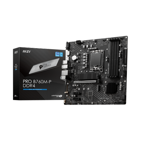 MSI B760 4xDDR4  4xSATA3 RAID HDMI DP  VGA  2xM2 GLAN        1xPCIEx16 2xPCIEx1