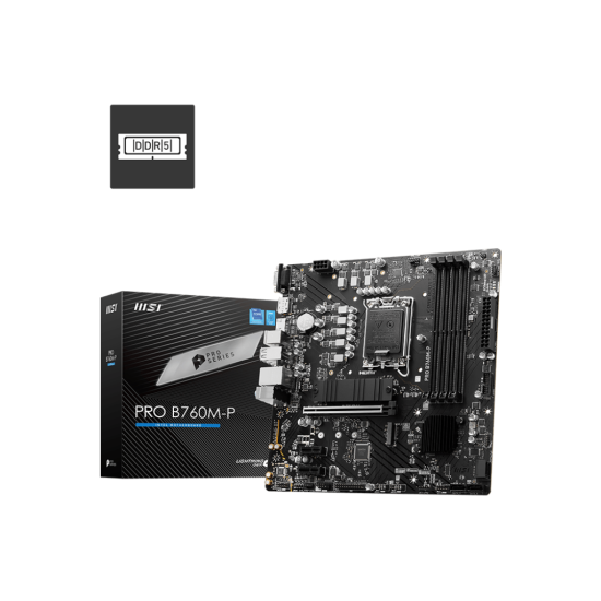MSI B760 4xDDR5  4xSATA3 RAID HDMI DP  VGA  2xM2 GLAN        1xPCIEx16 2xPCIEx1