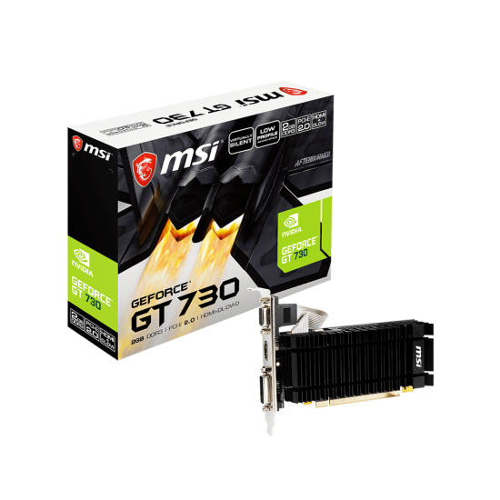 MSI NVIDIA GT730 HDMI DVI-D D-SUB 64B 2GB PASSIVE MSI NVIDIA GT730 HDMI DVI-D D-SUB 64B 2GB PASSIVE
